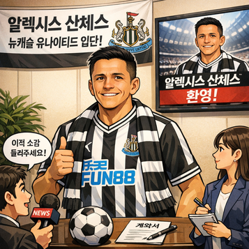 뉴캐슬 유나이티드, 알렉시스 산체스선수 영입 공식